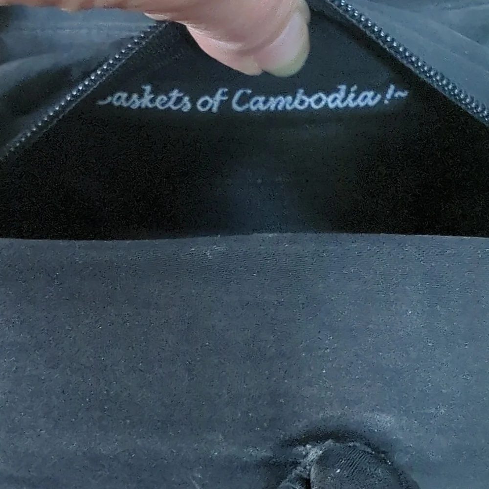 Baskets Of Cambodia, Curved Avi, Tote Bag.